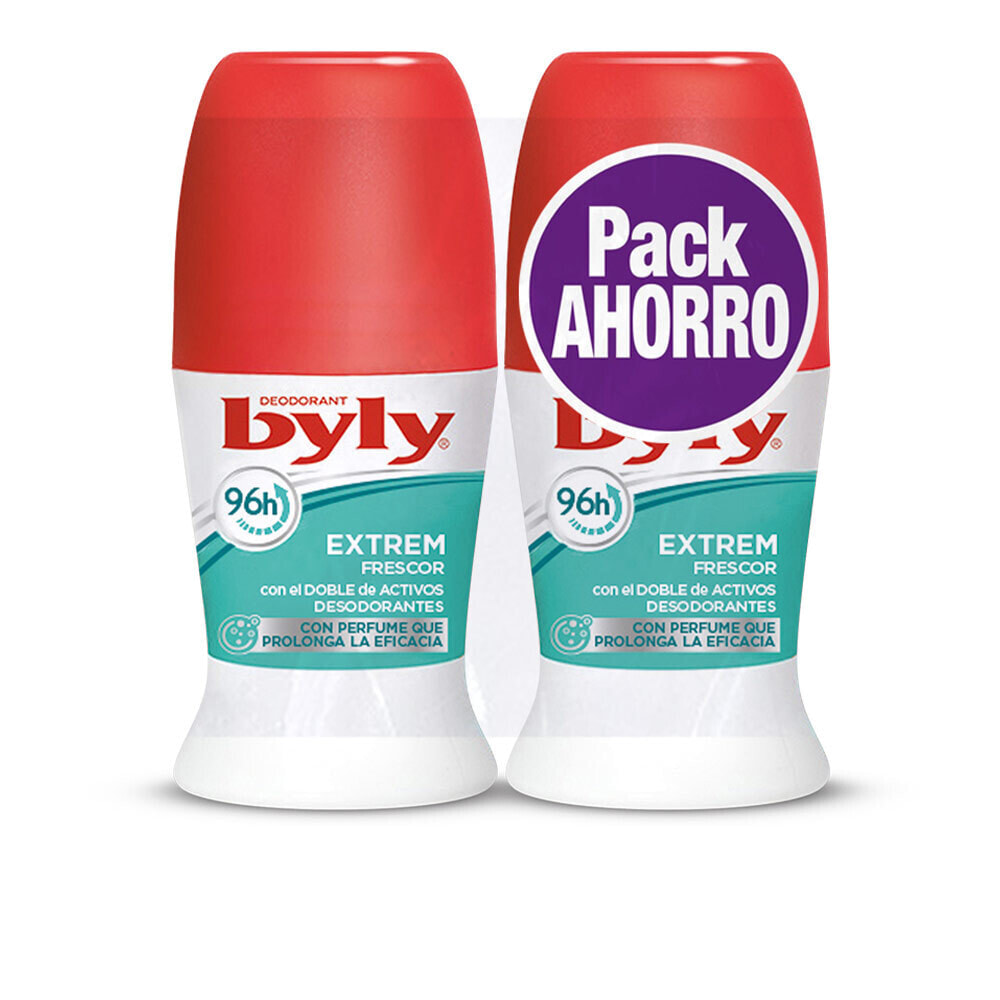 Byly Extrem Frescor Deo Roll-on Set Ароматизированный стойкий освежающий шариковый девозорант 2 х 50 мл