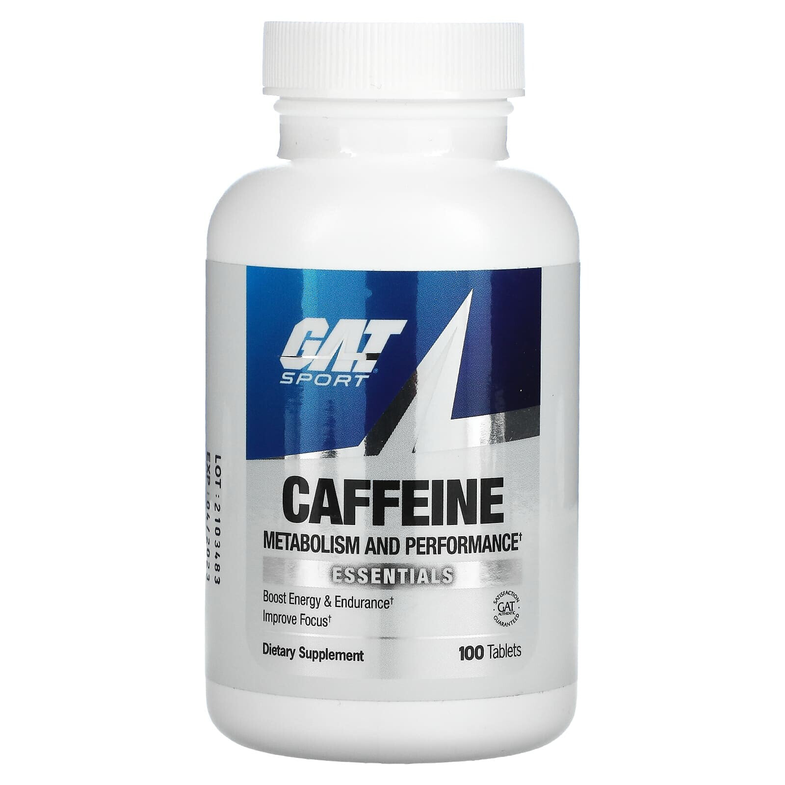 Caffeine, Metabolism and Performance, 100 Tablets