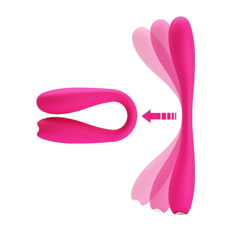 Вибратор PRETTYLOVE Yedda Vibrator Bendable Pink