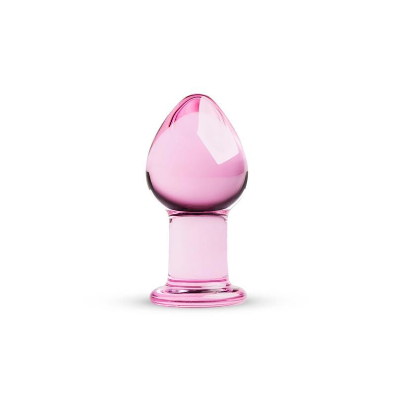 Плаг или анальная пробка GILDO Pink Glass Buttplug