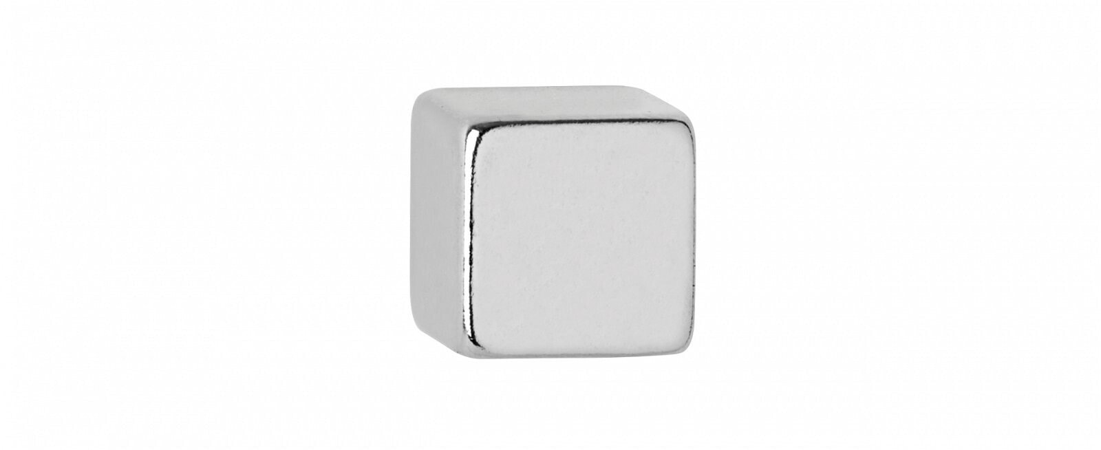 MAUL 6184396 - Rectangle - Neodymium - Silver - Gloss - 10 mm - 10 mm