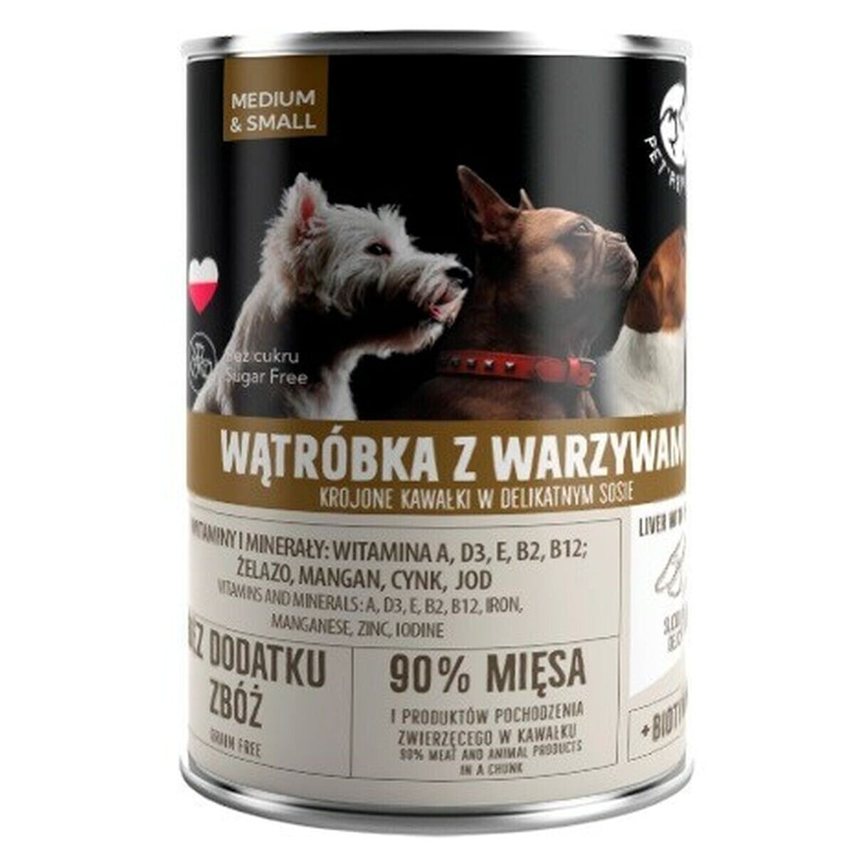 Wet food PETREPUBLIC Adult Medium Beef 400 g