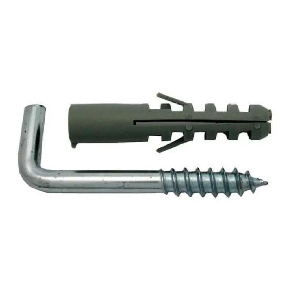 STOKER Plug and threaded hook 17x50 mm 5 mm 6 units