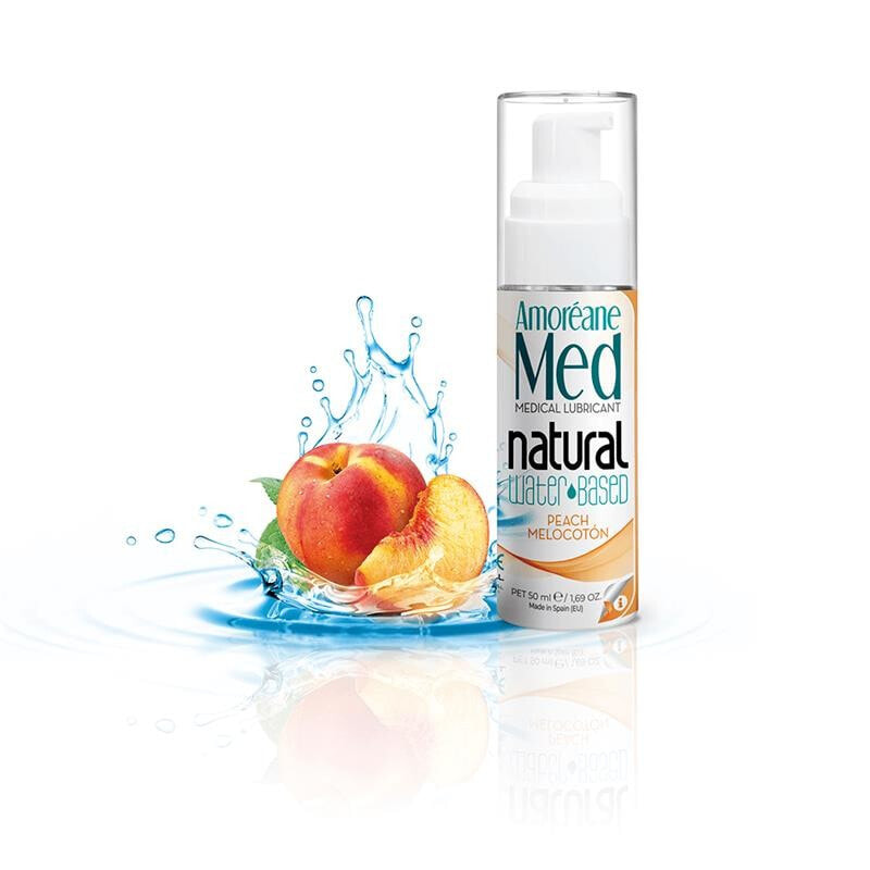 Интимный крем или дезодорант AMOREANE Waterbased Lubricant Peach 50 ml