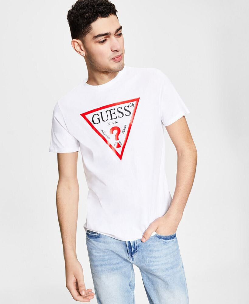 GUESS men's Logo-Print T-Shirt