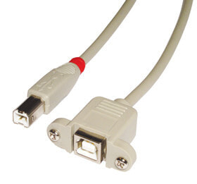 Lindy 31800 USB кабель 0,5 m USB B Серый