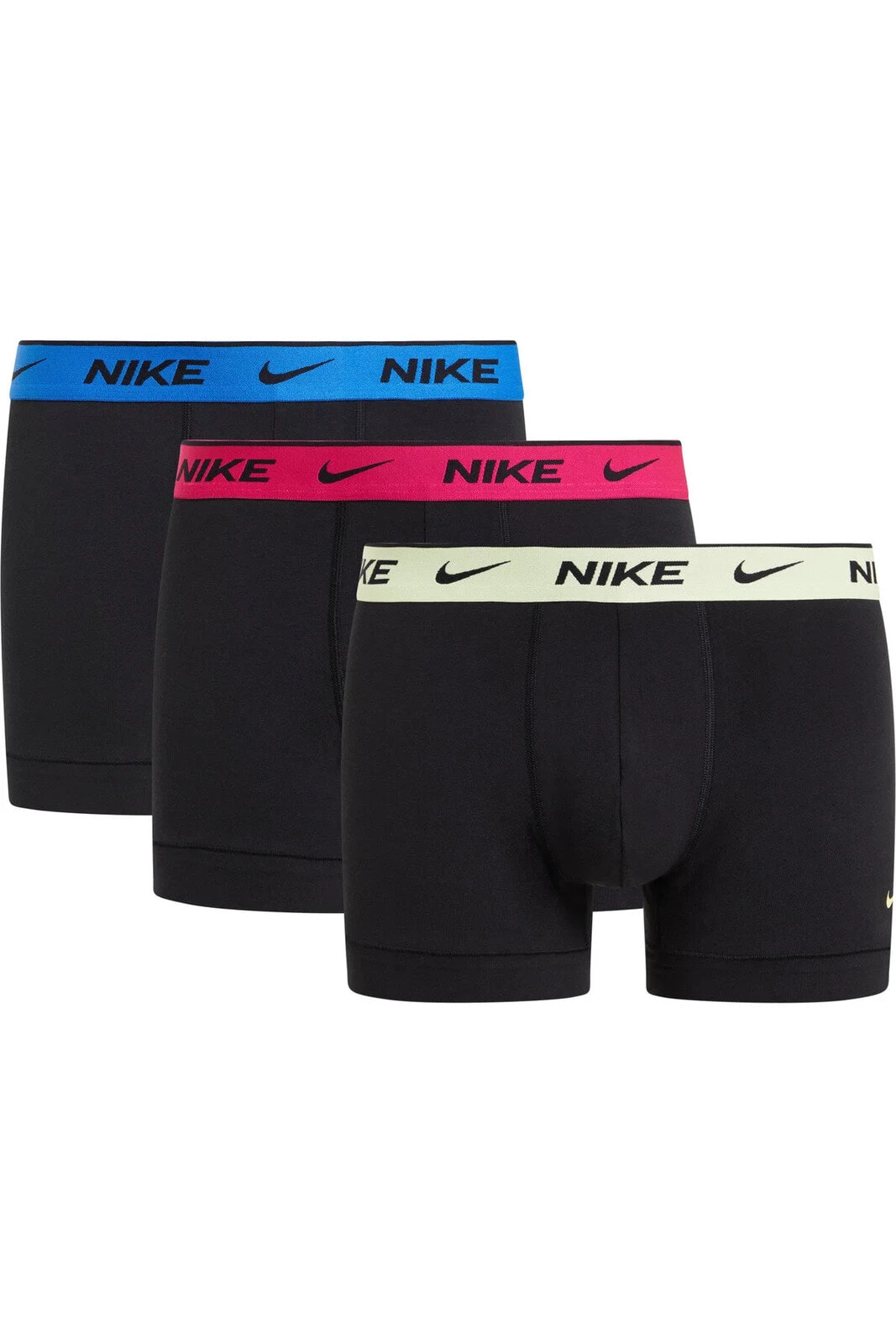 Erkek Nike Marka Logolu Elastik Bantlı Günlük Kullanıma Uygun Ssiyah Boxer 0000KE1008-MT3