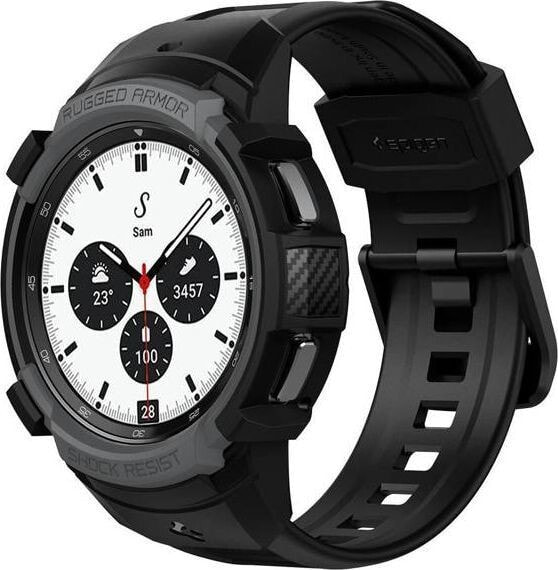 Spigen Pasek Spigen Rugged Armor Pro Samsung Galaxy Watch 4 Classic 42mm Charcoal Grey