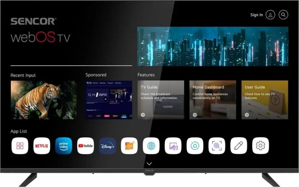 Telewizor Sencor SLE 43FS802TCSB SMART WEB OS