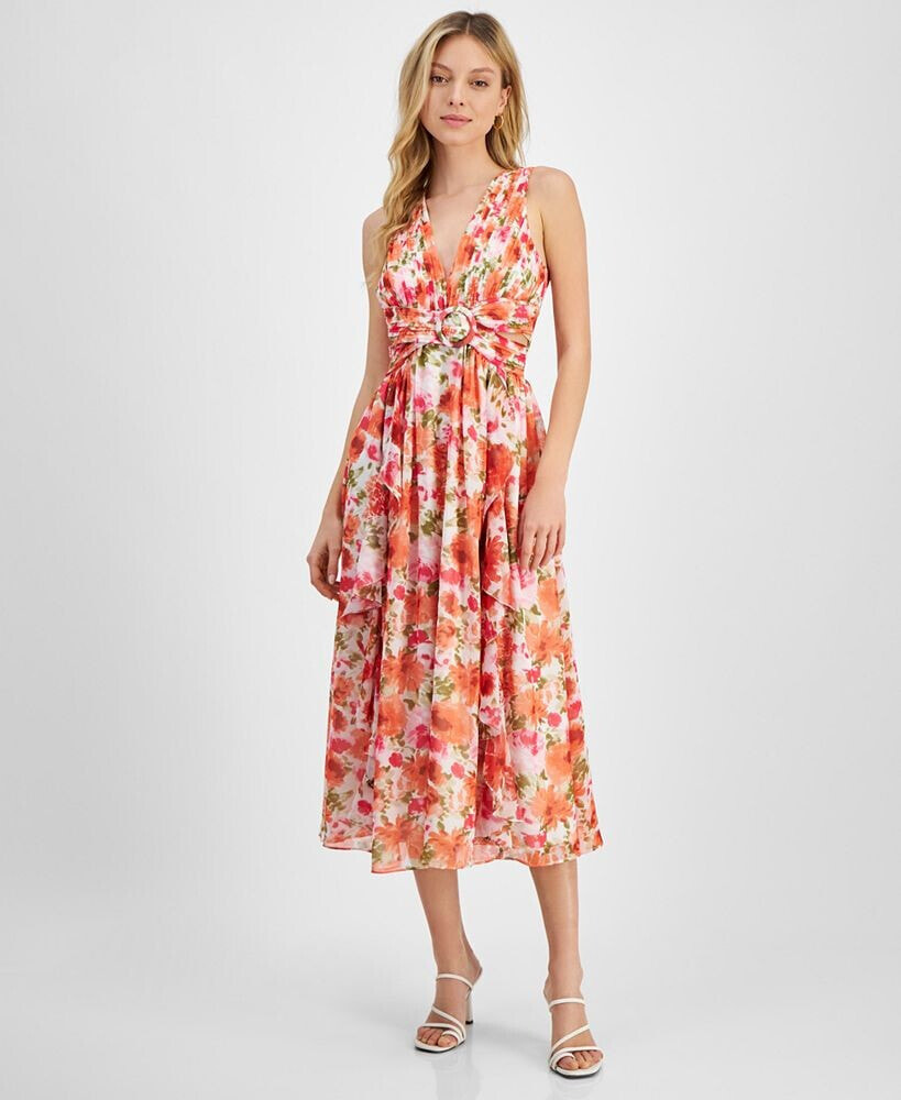 Lucy Paris women's Lovisa Floral-Print Fit & Flare Dress