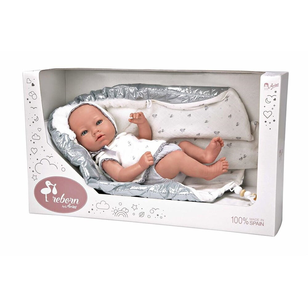 MUÑECAS ARIAS 38 cm Borja With Vinyl Body Blanket Child Sex baby  