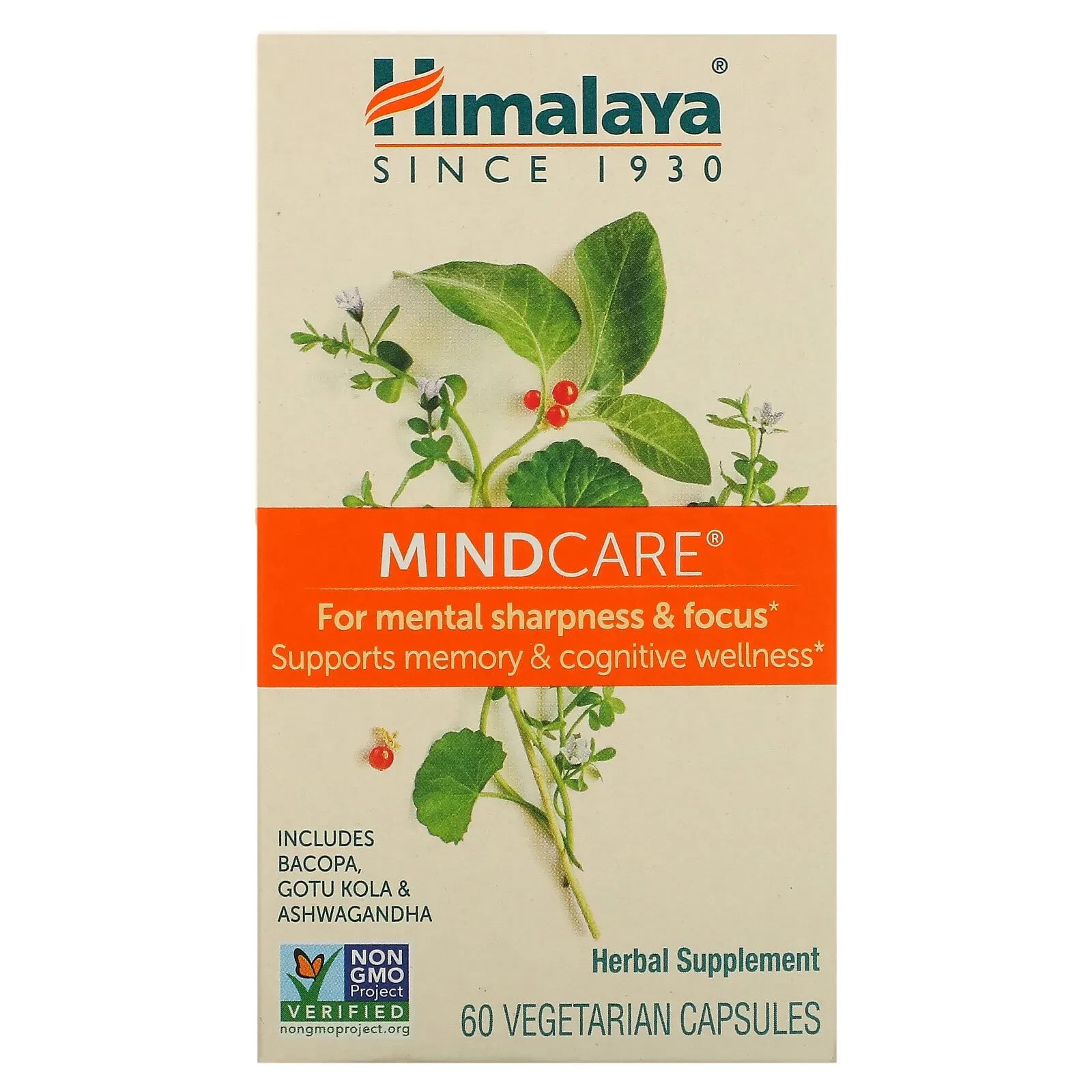 MindCare, 120 Vegetarian Capsules