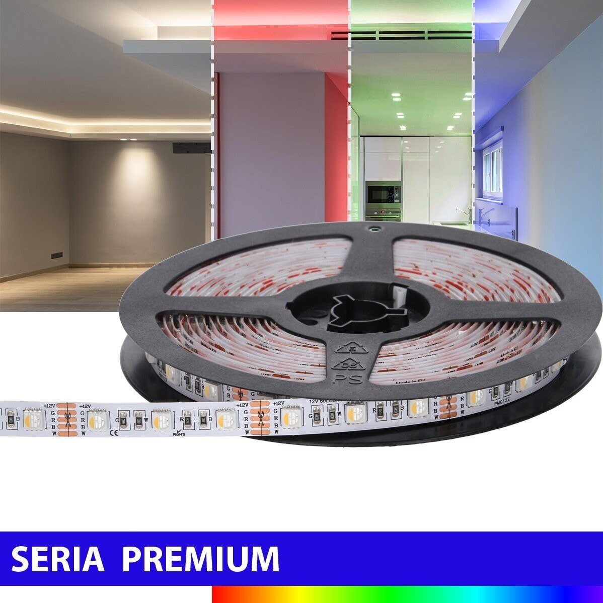 Taśma LED Prescot Prescot Premium E020-050-10-RGB+NW taśma LED biała