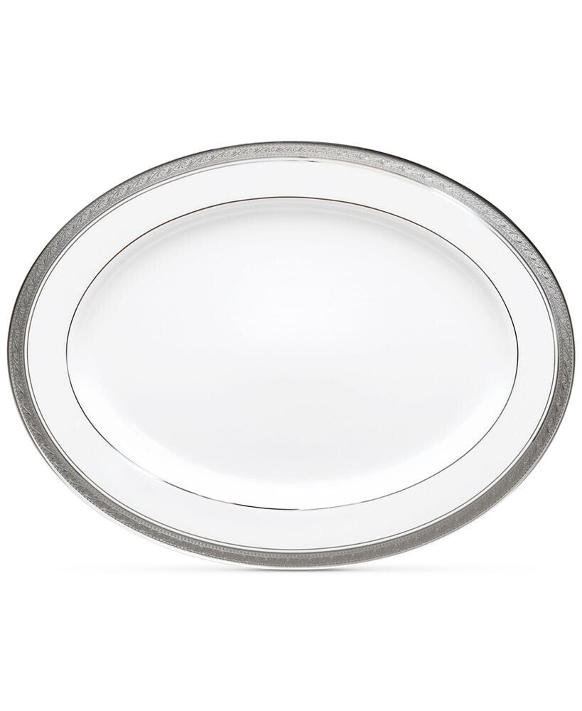Noritake crestwood Platinum Oval Platter