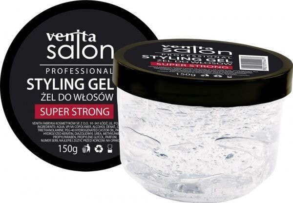 Venita Salon Styling Gel Super Strong  Гель для укладки волос экстра сильной фиксации 150 мл