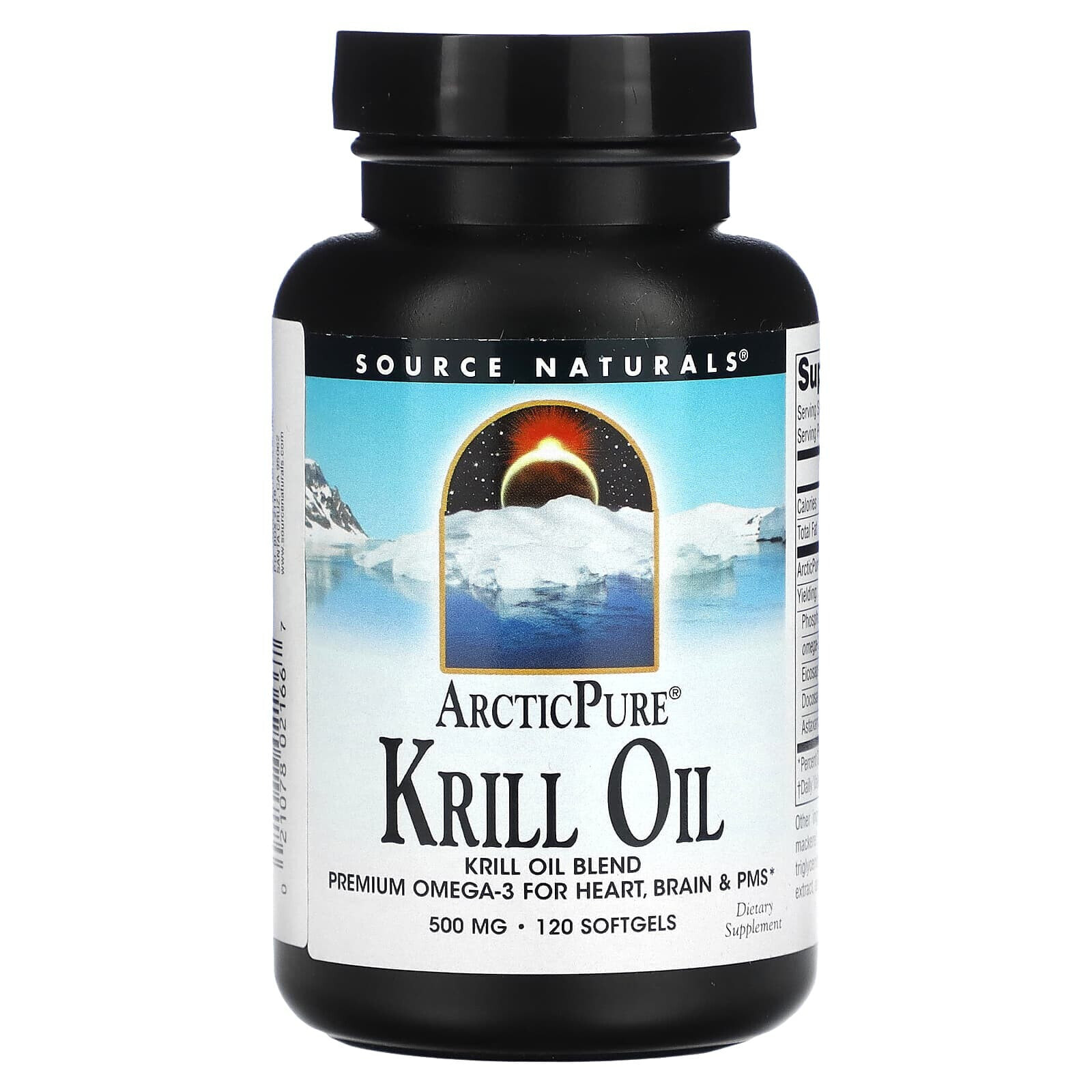 Source Naturals, ArcticPure, крилевый жир, 500 мг, 60 желатиновых капсул