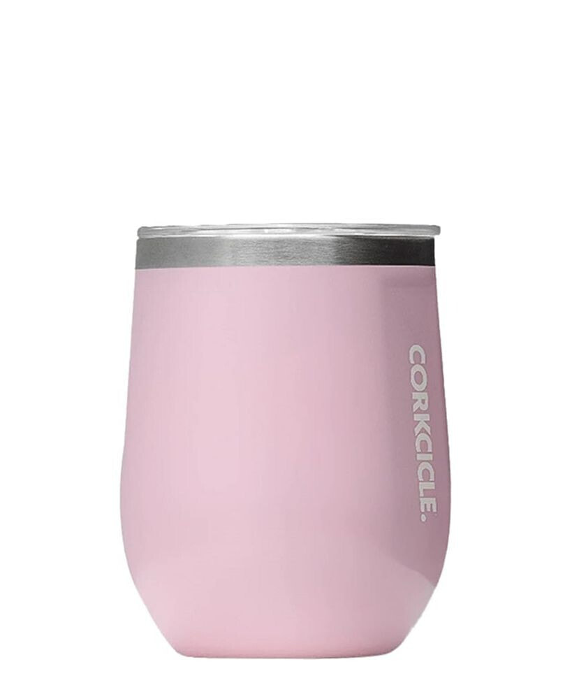 Corkcicle 12-Oz. Pink Stainless Steel Stemless Mug