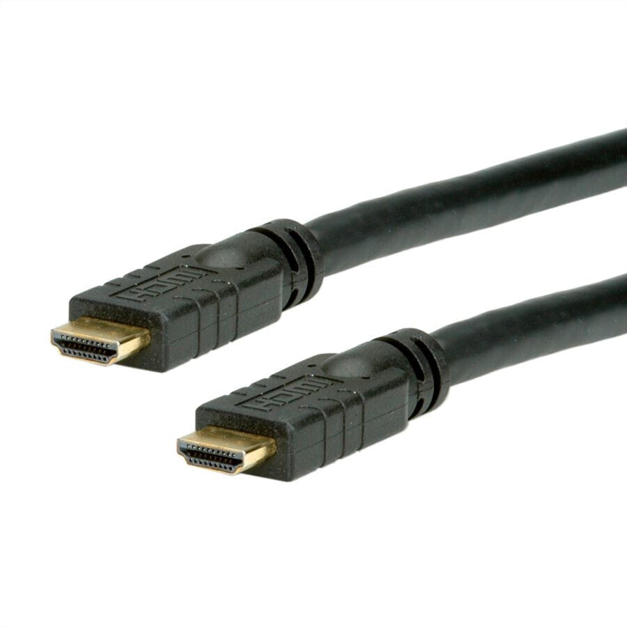 Value 14993454 HDMI кабель 25 m HDMI Тип A (Стандарт) Черный