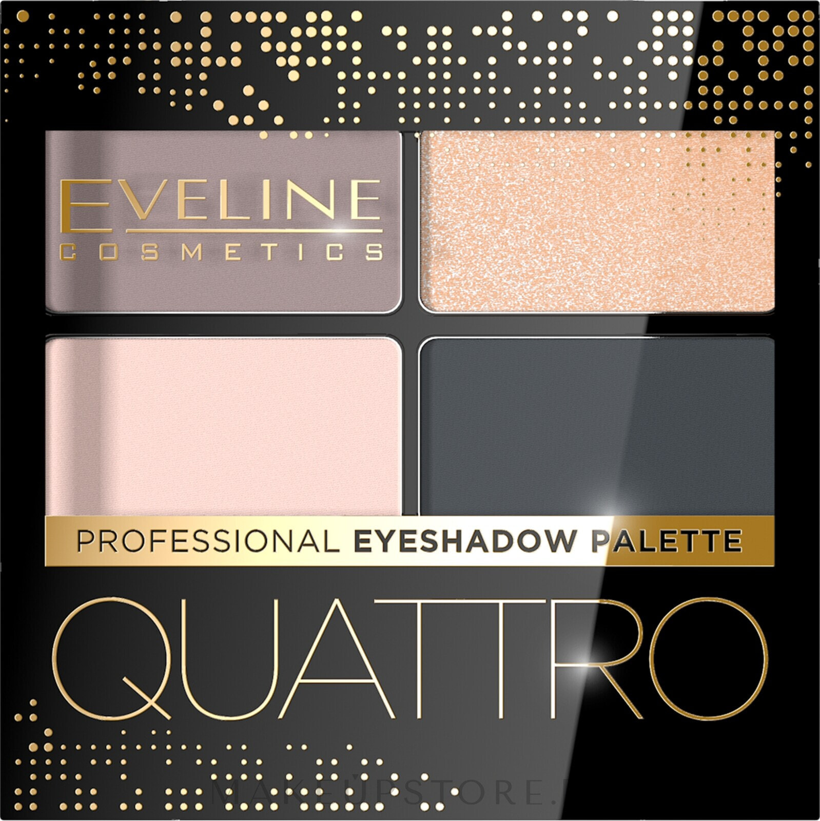 Lidschatten-Quartett - Eveline Cosmetics Quattro Professional Eyeshadow Palette