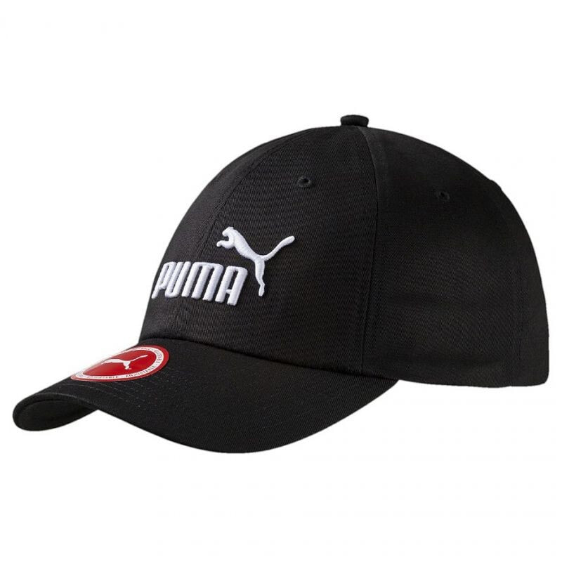 Мужская бейсболка черная спортиивная с логотипом Cap Puma Essential Cap Big Cat 052919 09