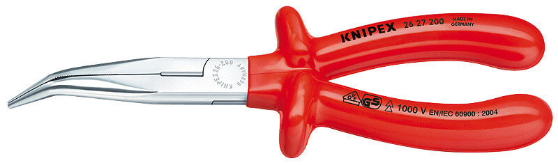 Круглогубцы с плоскими губками и режущими кромками Knipex VDE 26 27 200