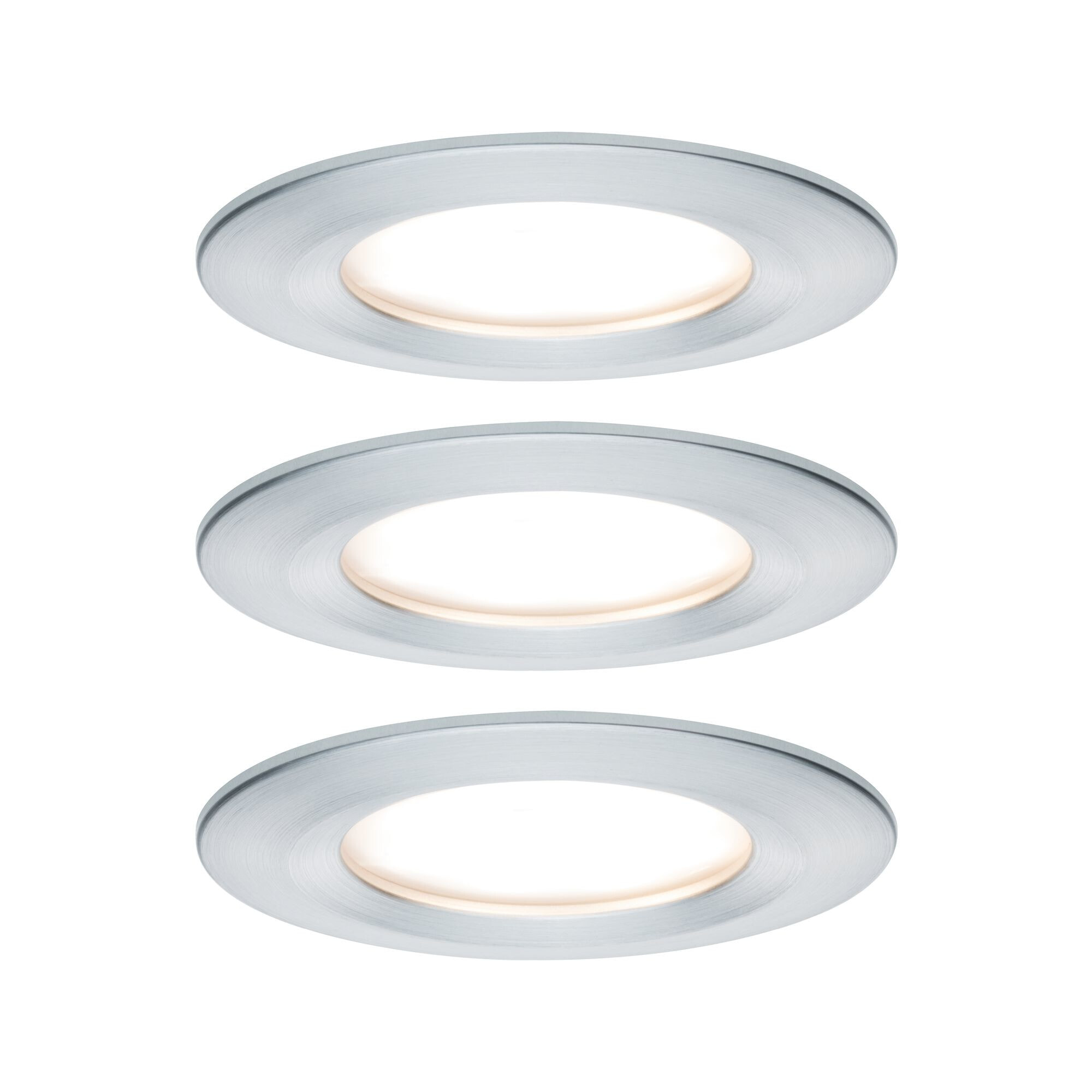 Комплект встраиваемых светодиодных светильников Paulmann Nova Coin Led (3 шт.) 93462 LED 3x6,5W