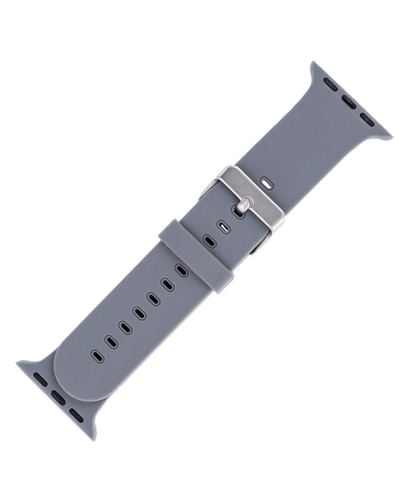 WITHit gray Smooth Silicone Band for Apple Watch, 42, 44, 45, Ultra 49mm