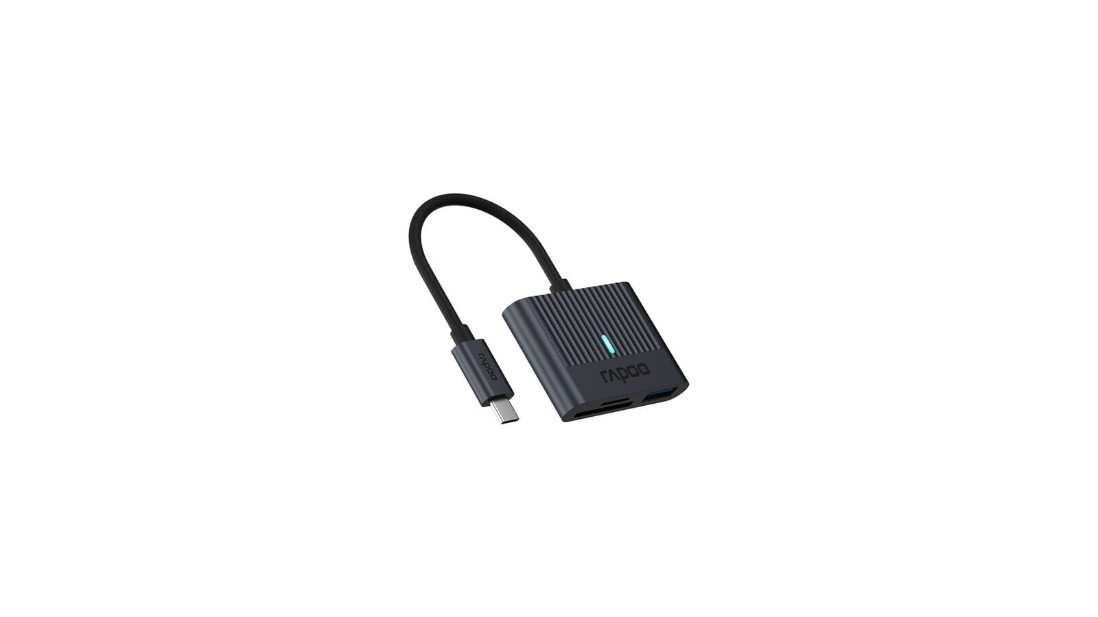 Rapoo UCR-3001 кардридер USB 3.2 Gen 1 (3.1 Gen 1) Type-C Черный 00217694