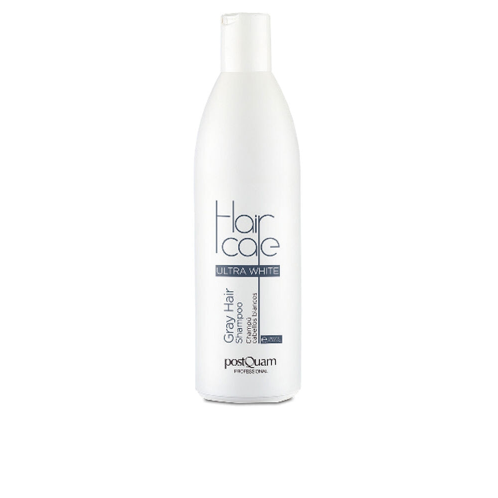 PostQuam HairCare Ultra White Gray Hair Shampoo  Осветляющий оттеночный шампунь для очень светлых и седых волос 250 мл