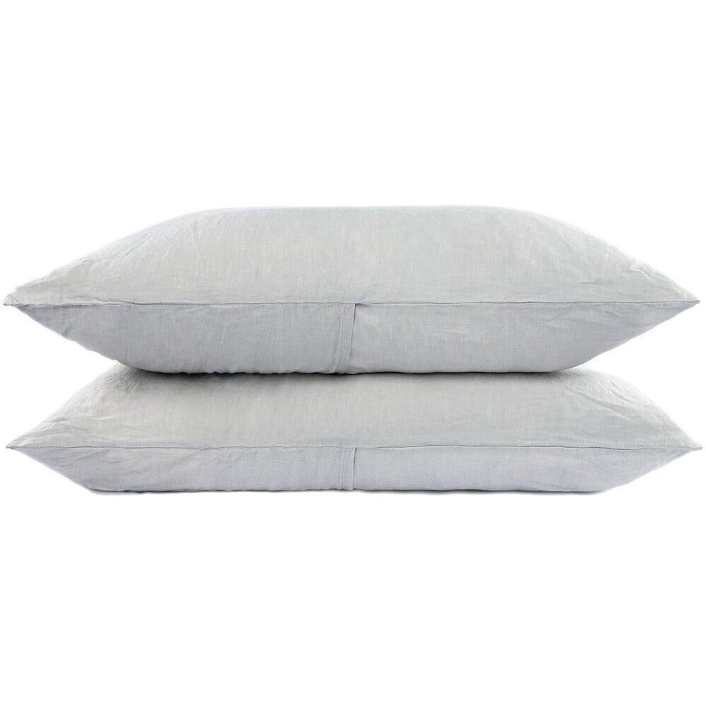 Bokser Home 100% French Linen Pillowcase Set - King