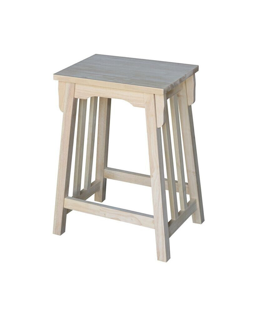 International Concepts mission Counter Height Stool