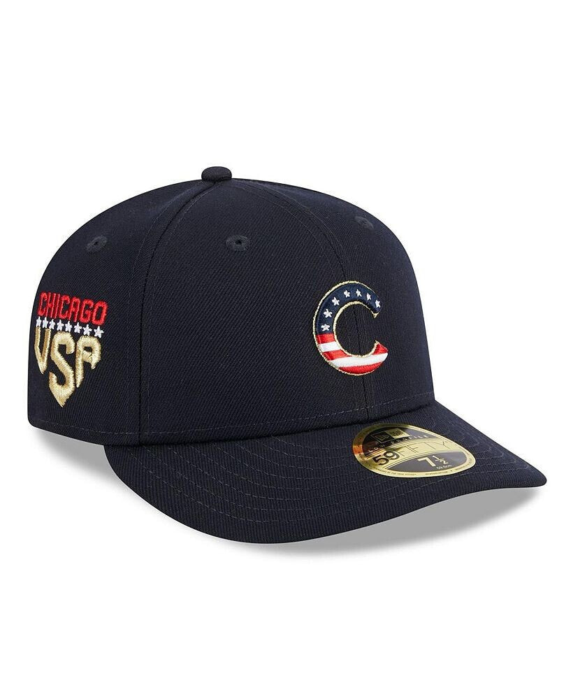 New Era men's Navy Chicago Cubs 2023 Fourth of July Low Profile 59FIFTY Fitted Hat