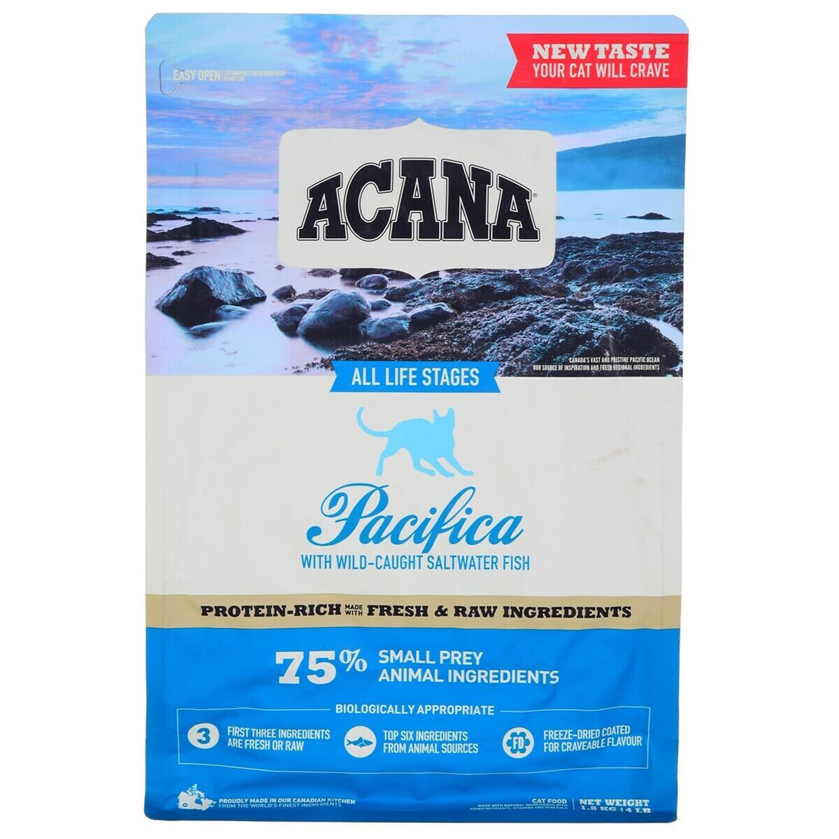 Корм для котов Acana Pacifica Рыба 1,8 kg