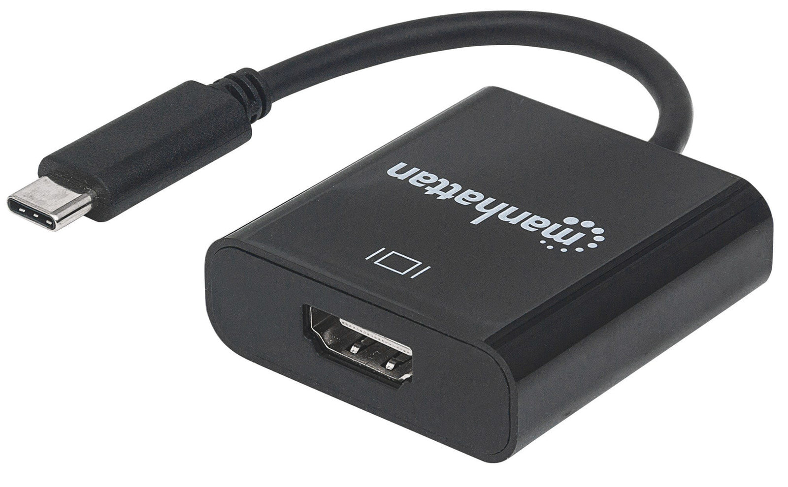 Manhattan 151788 кабельный разъем/переходник USB-C HDMI Черный