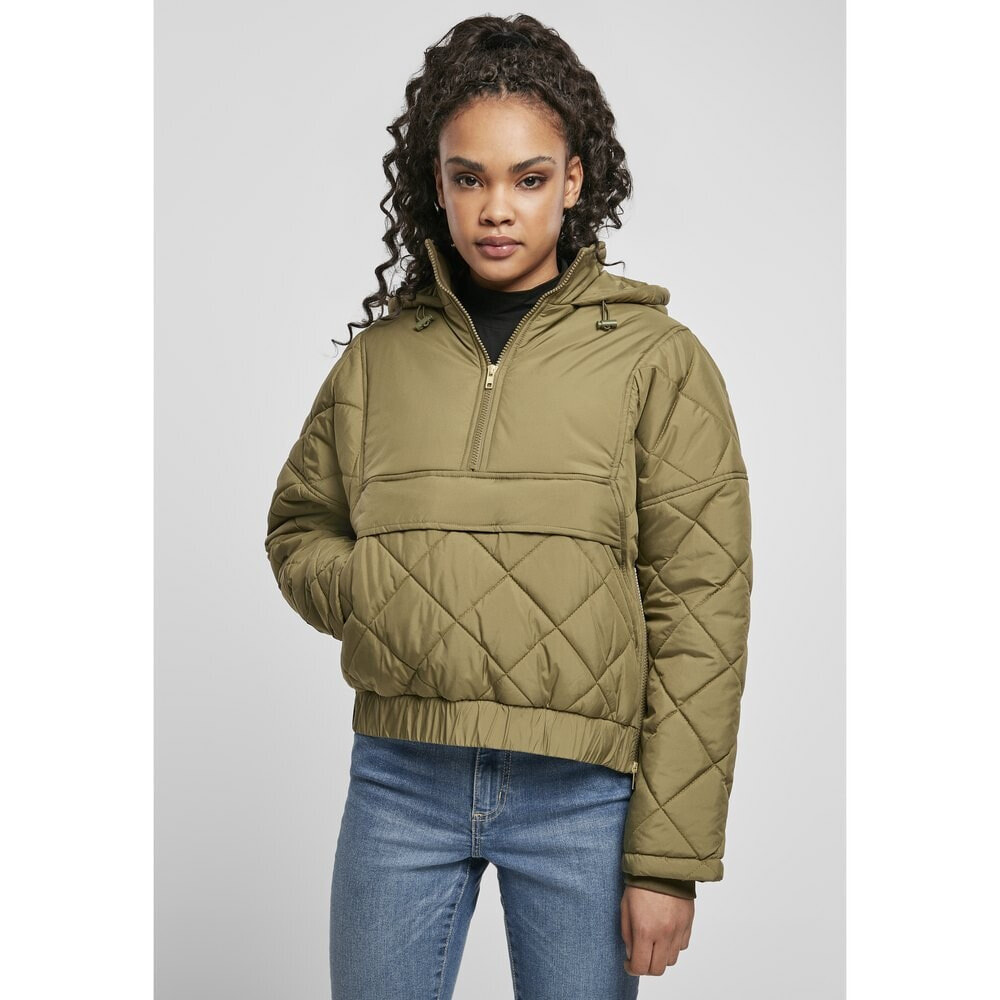 URBAN CLASSICS Oversized Diamond Quilted Pull Over Big Jacket