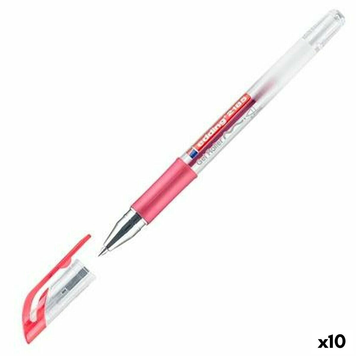 Roller Pen Edding 2185 Red 0,7 mm (10 Units)