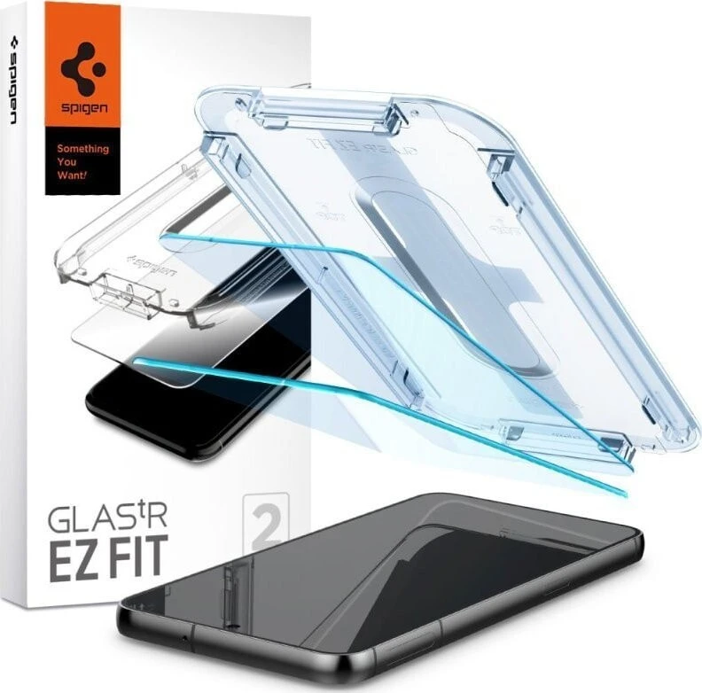 Spigen Spigen Glas.TR EZ Fit - Szkło hartowane 2 szt. do Samsung Galaxy S23+ (Przezroczysty)