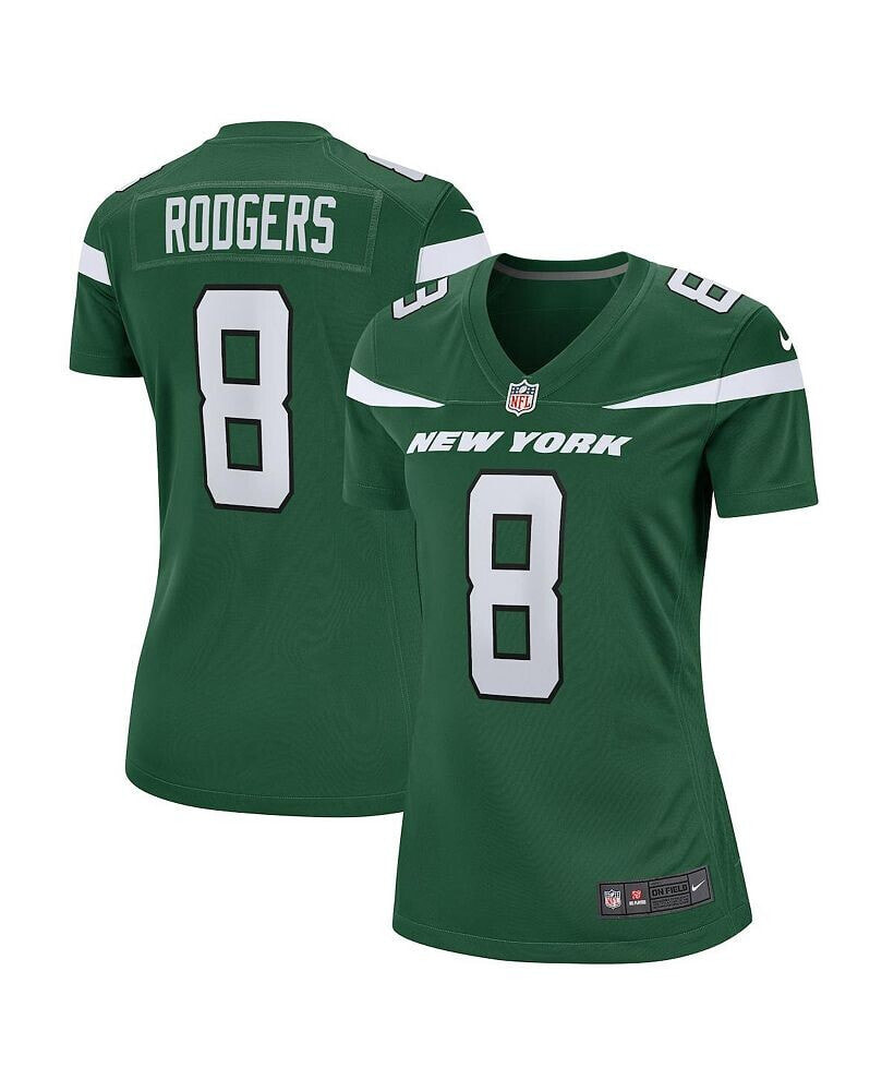 Nike women's Aaron Rodgers Gotham Green New York Jets Game Jersey