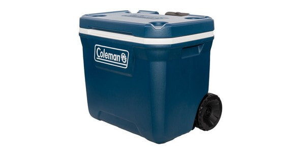 Coleman 50QT Xtreme™ Wheeled Cooler - Blue - Plastic - Polyurethane (PU) - Black - 47 L - 113 kg