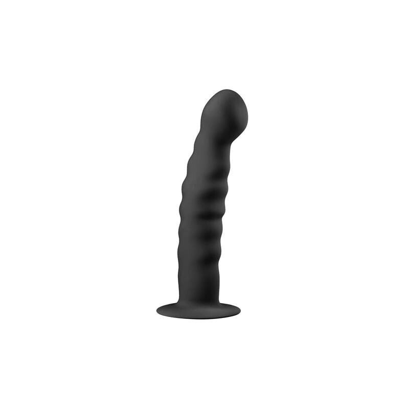 Фаллоимитатор EasyToys Silicone Dildo  - Black