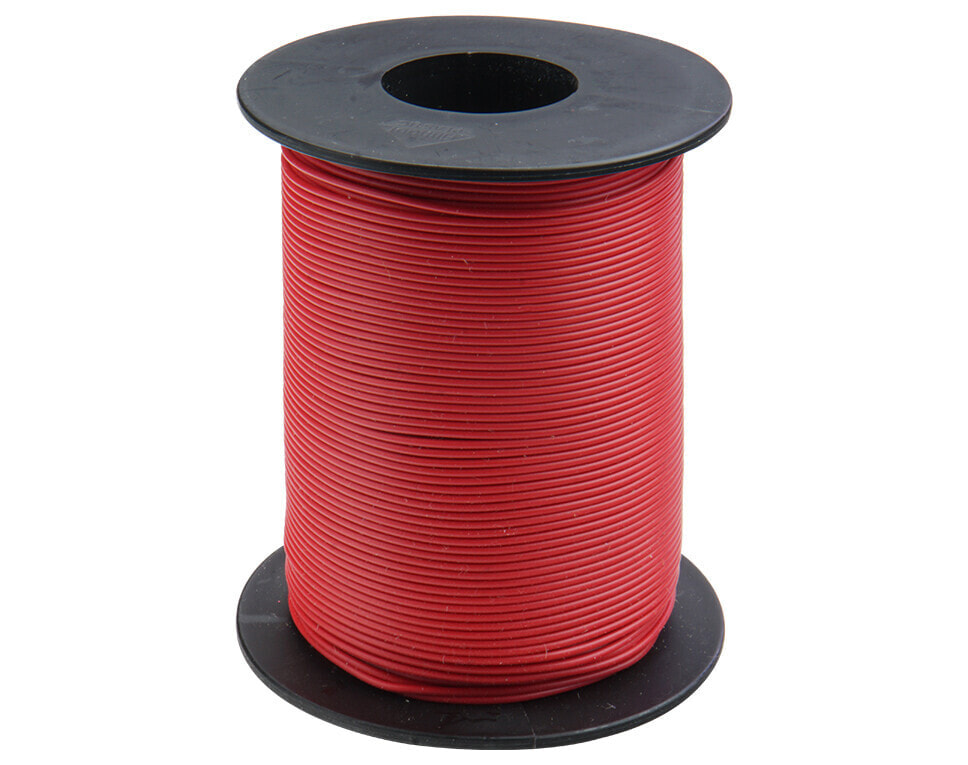 Donau Elektronik Donau 125-S50-0 - Copper - 0.25 mm² - Red - Plastic - 50 m