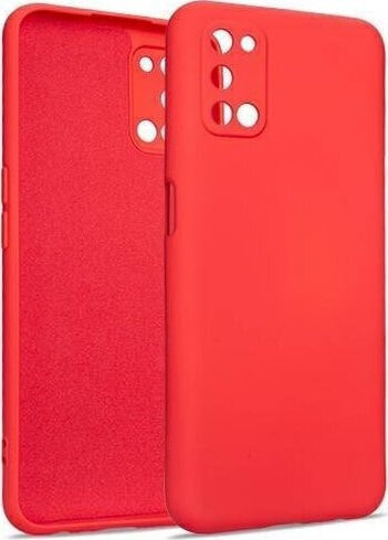 Beline Beline Etui Silicone Oppo A52 czerwony/red