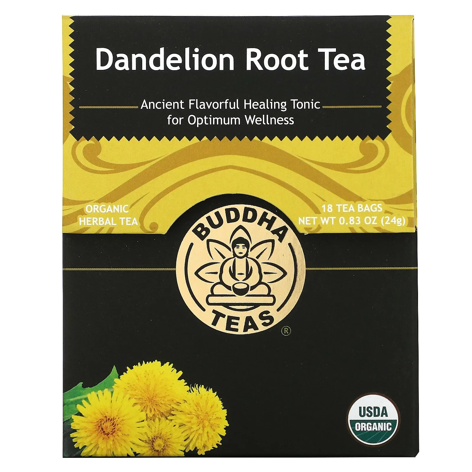 Organic Herbal Tea, Passion Flower, 18 Tea Bags, 0.95 oz (27 g)