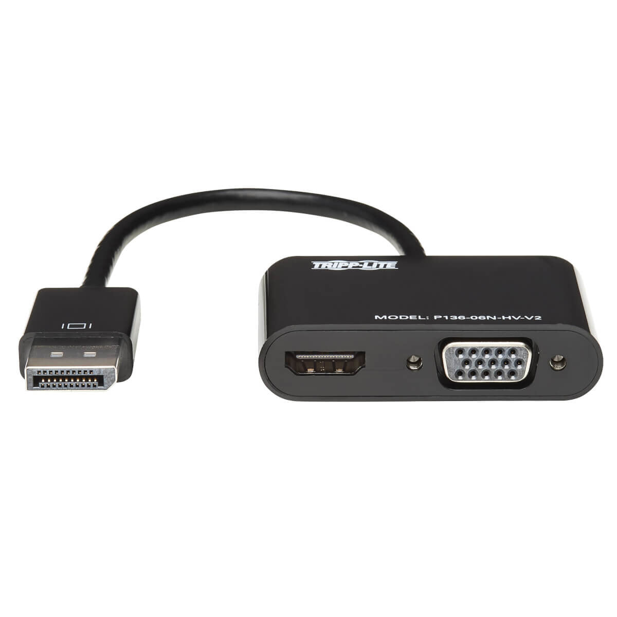 Tripp Lite P136-06N-HV-V2 видео кабель адаптер 0,15 m DisplayPort HDMI/VGA  Черный цвет черный — купить недорого с доставкой, 16288579