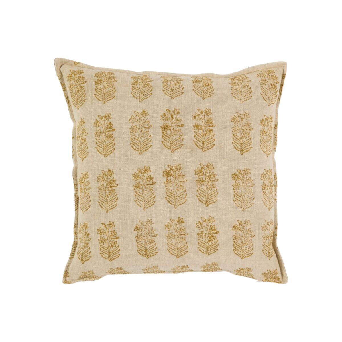 Cushion Alexandra House Living LILY Beige Mustard 45 x 10 x 45 cm