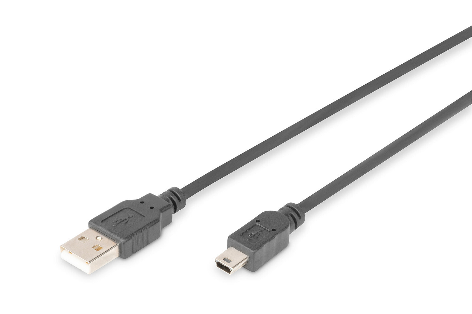 ASSMANN Electronic 1.8m USB 2.0 USB кабель 1,8 m USB A Mini-USB B Черный AK-300108-018-S