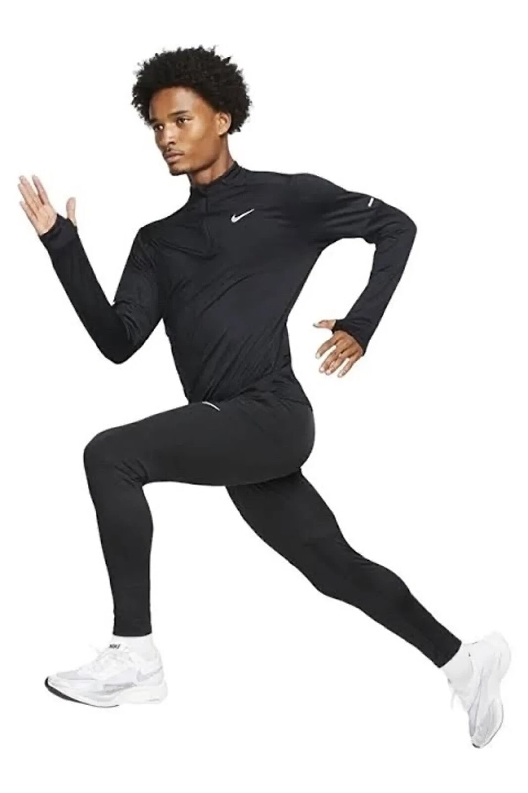 Dri-fit 1/2-zip Running Long-sleeve Erkek Tişört