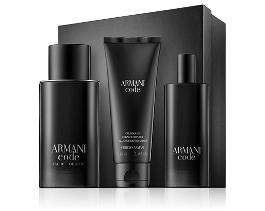 Giorgio Armani Code Homme 50 ml EdT Set mit Aftershave Balm