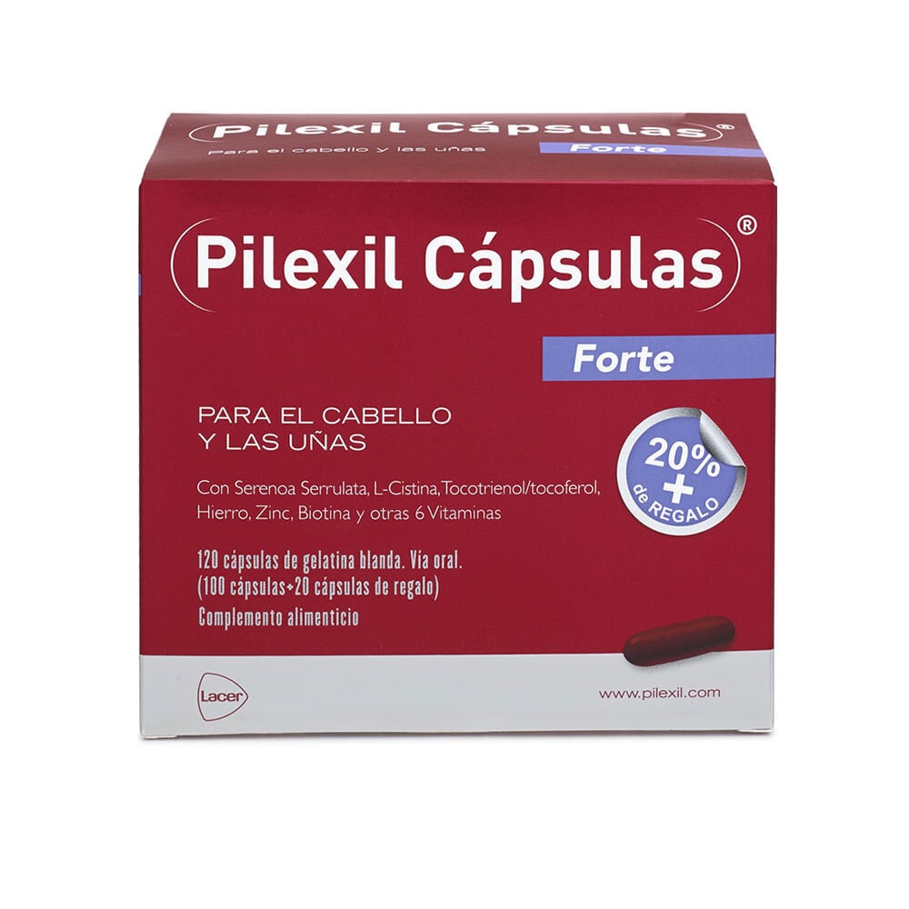 Pilexil Capsulas Forte Капсулы с биотином или цинком для поддержки волос и ногтей 120 капсул
