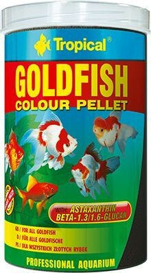 Tropical Food for fish Goldfish Colors pellets 1000ml / 360g (60476)
